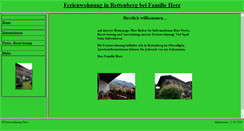 Desktop Screenshot of ferienwohnungherz.de